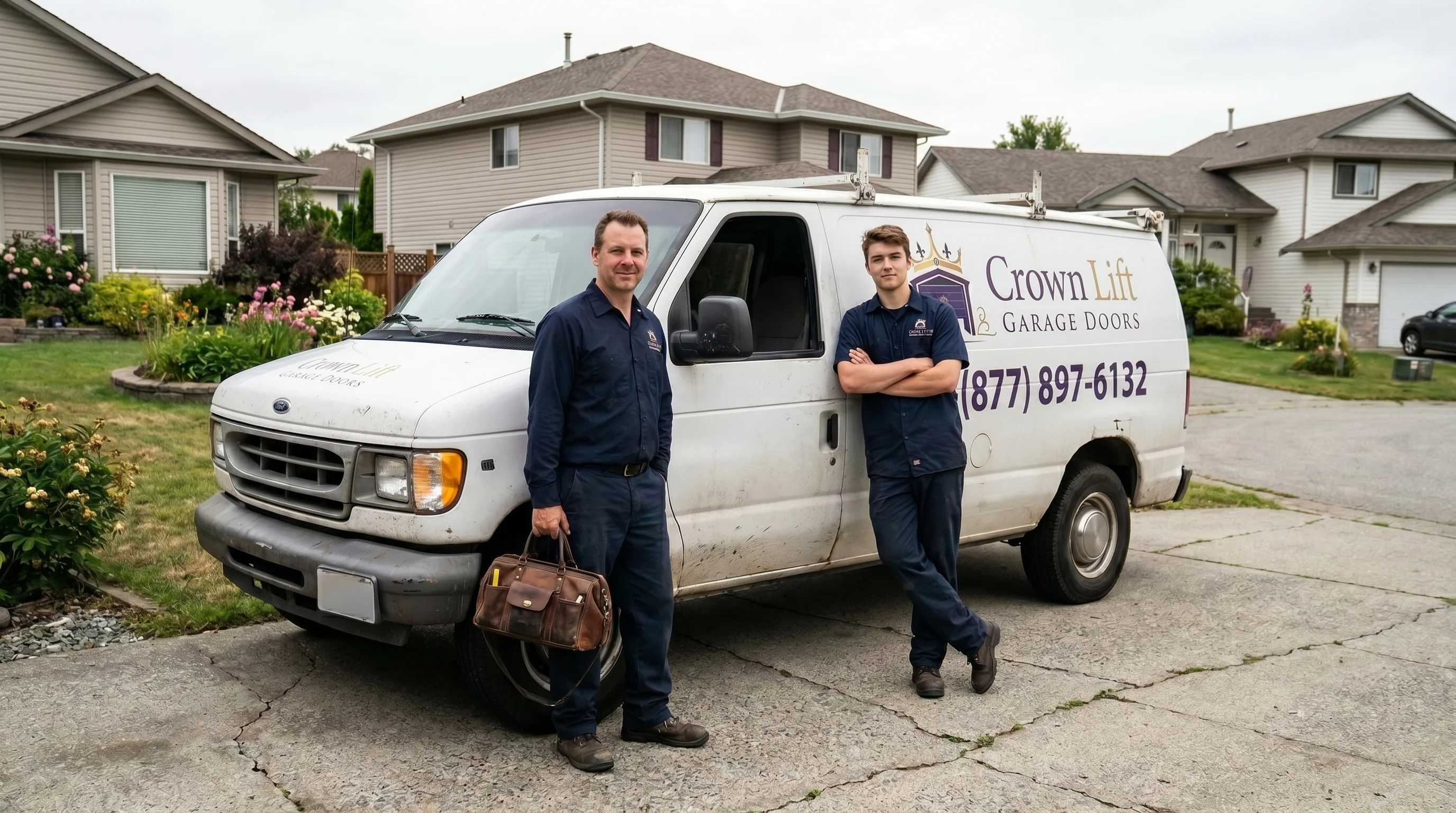 Premium garage door installation